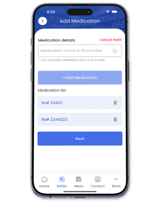 Quick RX mobile app